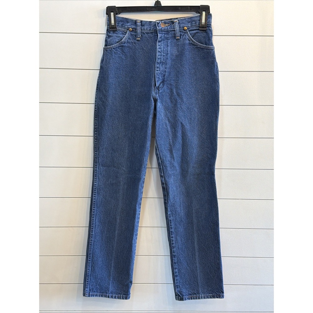 VTG Wrangler Women's 12x32 (27X30) Western Jeans Cowgirl 13MWZMR Made USA
